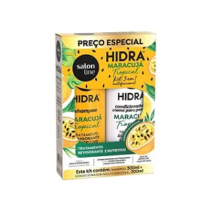 KIT SH+COND 300ML SALONLINE HIDRA MARACUJA TROPICAL