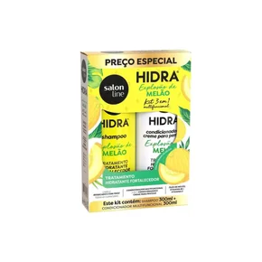 KIT SH+COND 300ML SALONLINE HIDRA 3EM1 EXPLOSAO MELAO