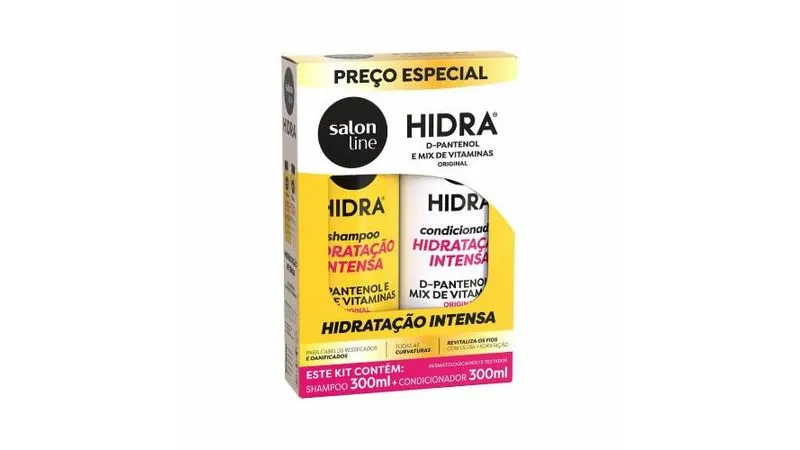 KIT SH+COND 300ML SALONLINE HIDRA HIDRATACAO INTENSA
