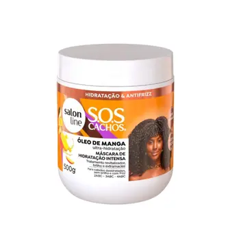 MASCARA CABELO SALONLINE SOS CACHOS OLEO DE MANGA