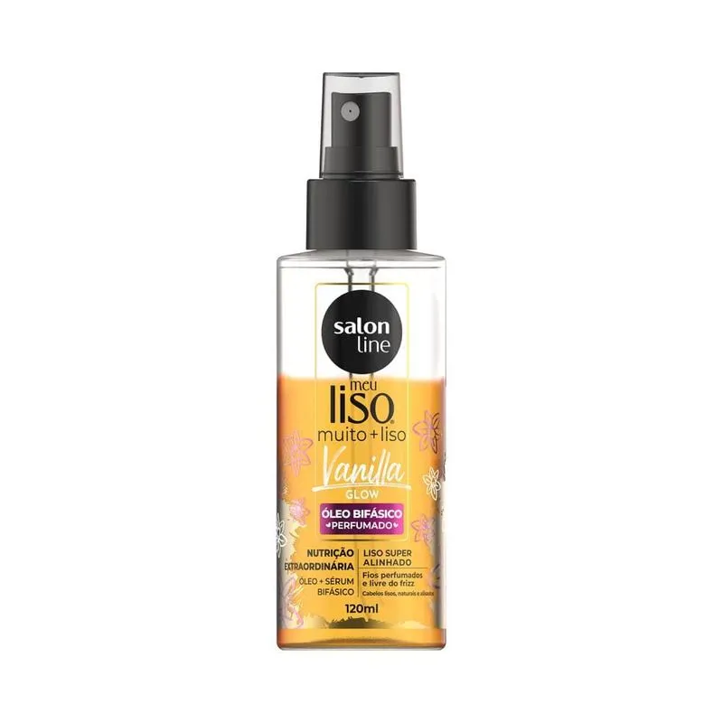 OLEO CABELO SALONLINE MEU LISO VANILLA GLOW 120ML