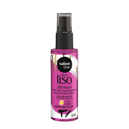 OLEO CABELO SALONLINE MEU LISO DEMAIS 60ML