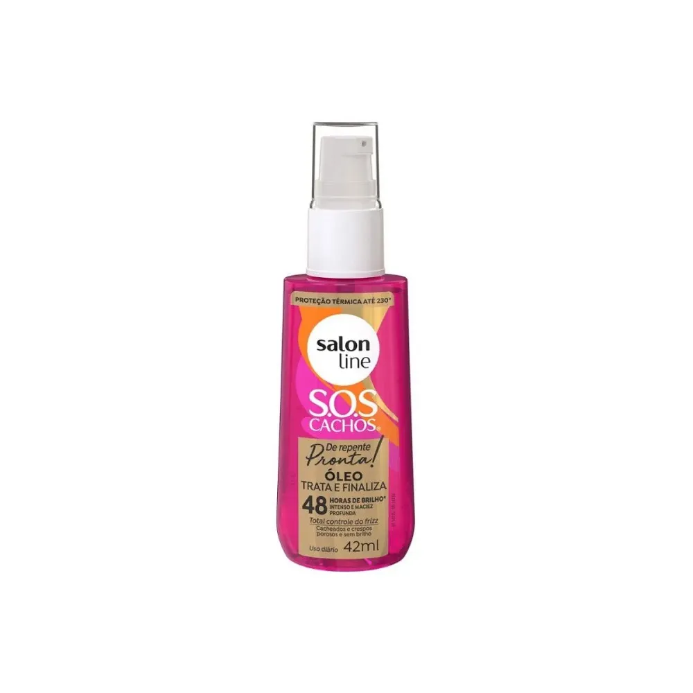 OLEO CABELO SALONLINE SOS CACHOS TRATA E FINALIZA 42ML