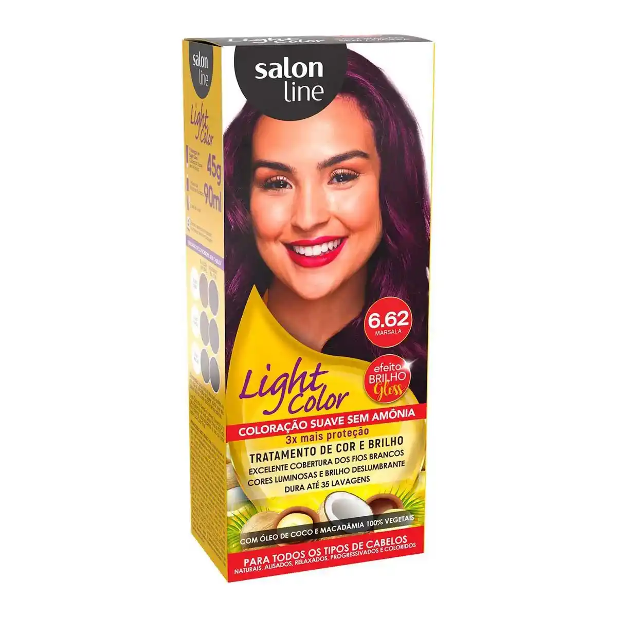 TINTURA LIGHTCOLOR SALONLINE MARSALA 6.62