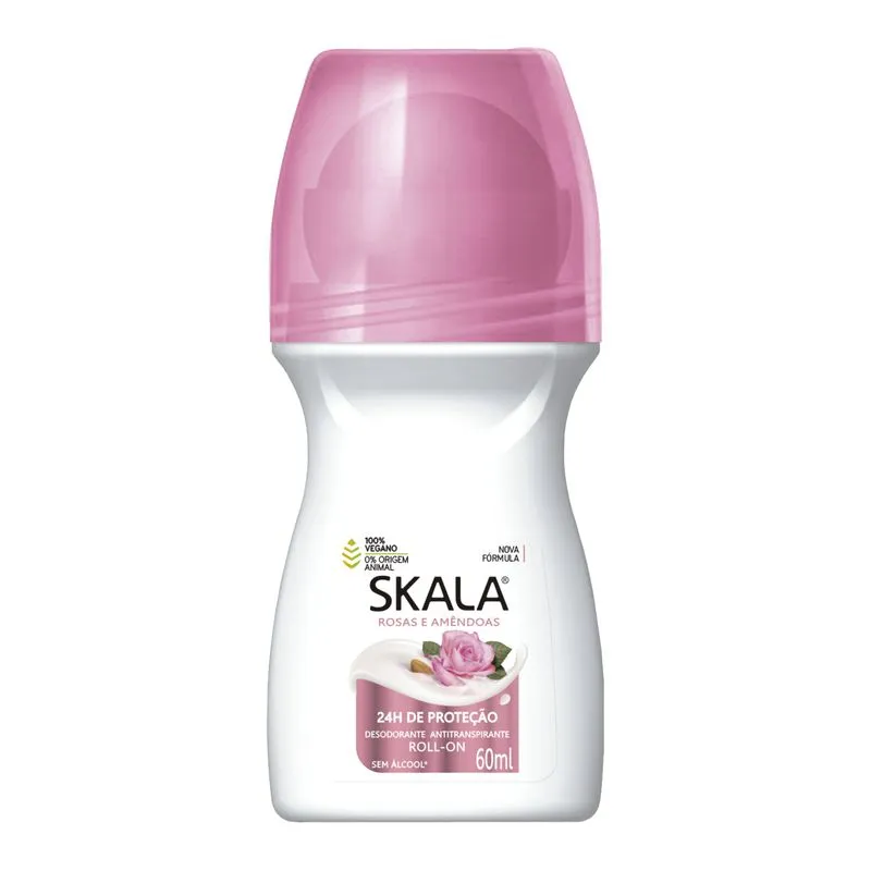 DESODORANTE ROLLON SKALA ROSAS AMENDOAS 60ML