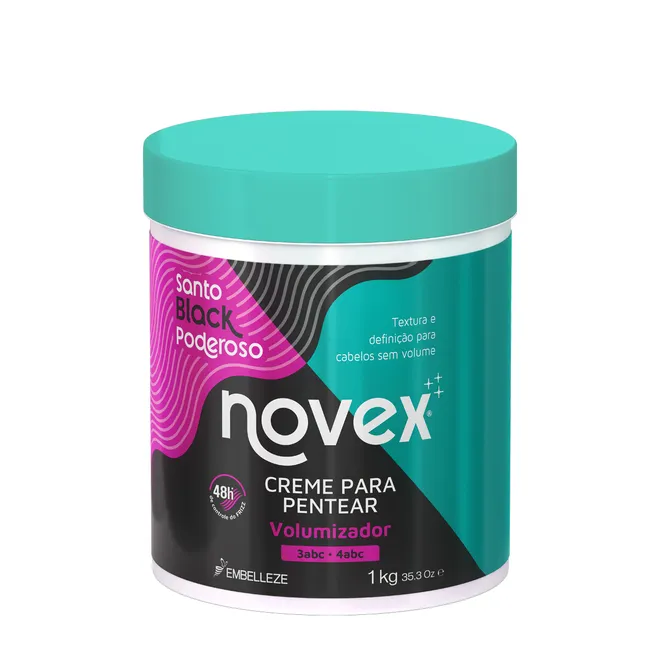 CREME PENTEAR NOVEX SANTO BLACK PODEROSO 1KG