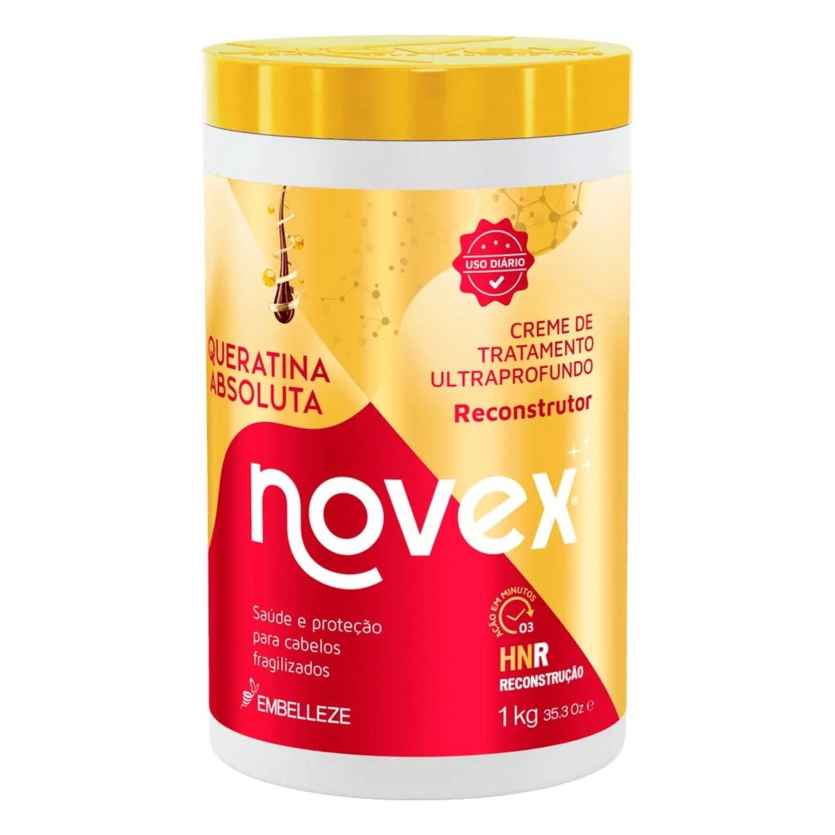 CREME TRATAMENTO NOVEX QUERATINA ABSOLUTA 1KG