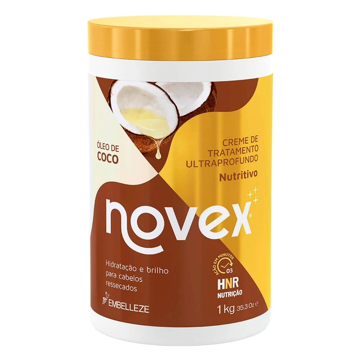 CREME TRATAMENTO NOVEX OLEO DE COCO 1KG