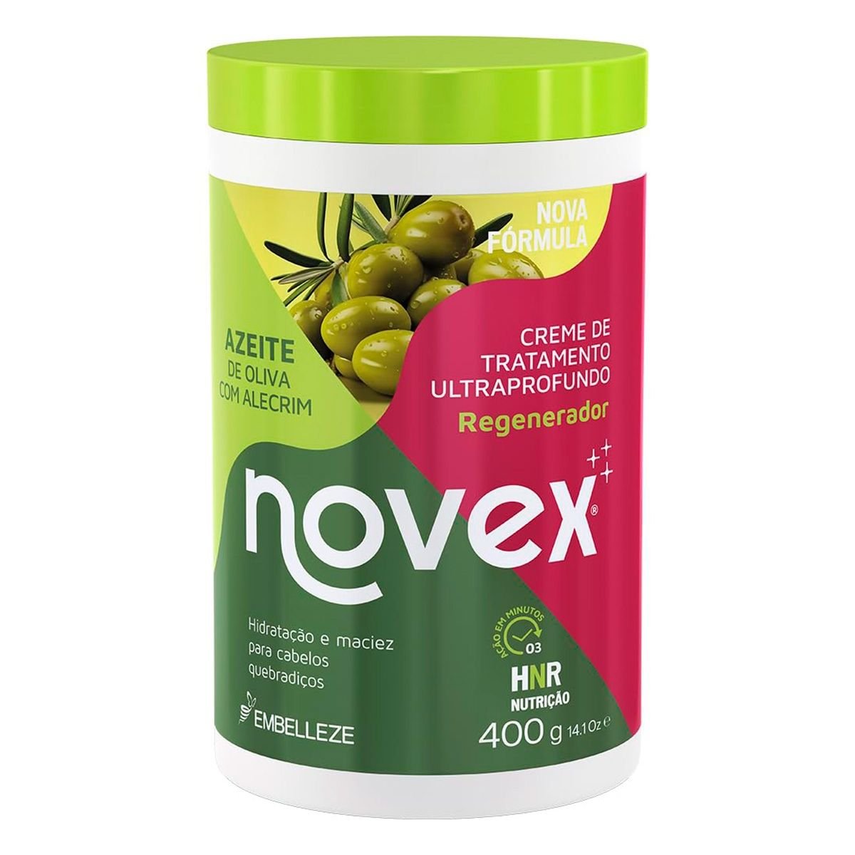 CREME TRATAMENTO NOVEX AZEITE DE OLIVA 400G