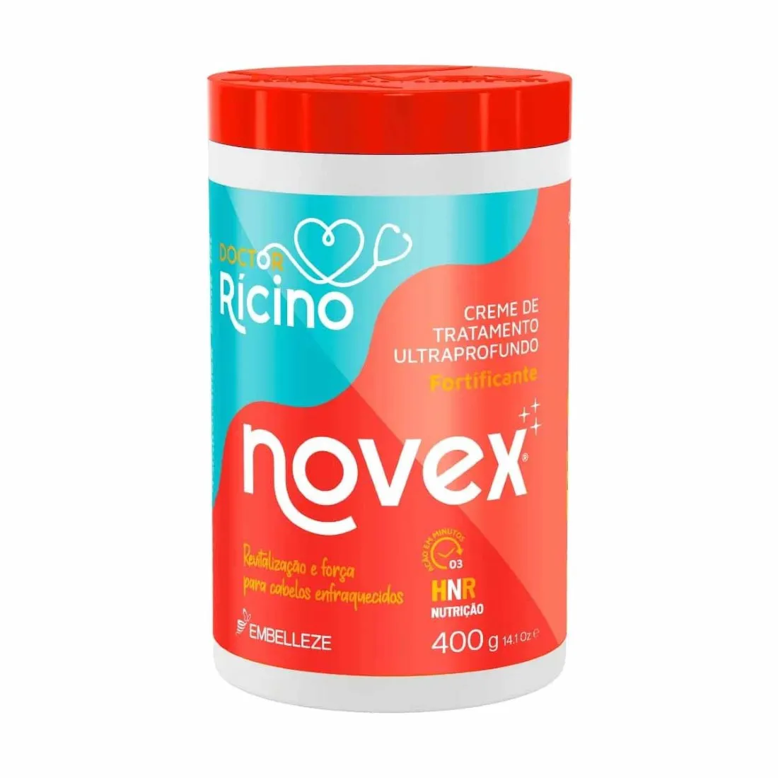 CREME TRATAMENTO NOVEX DOCTOR RICINO 400G