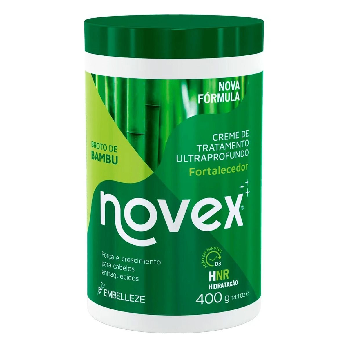 CREME TRATAMENTO NOVEX BROTO DE BAMBU 400G