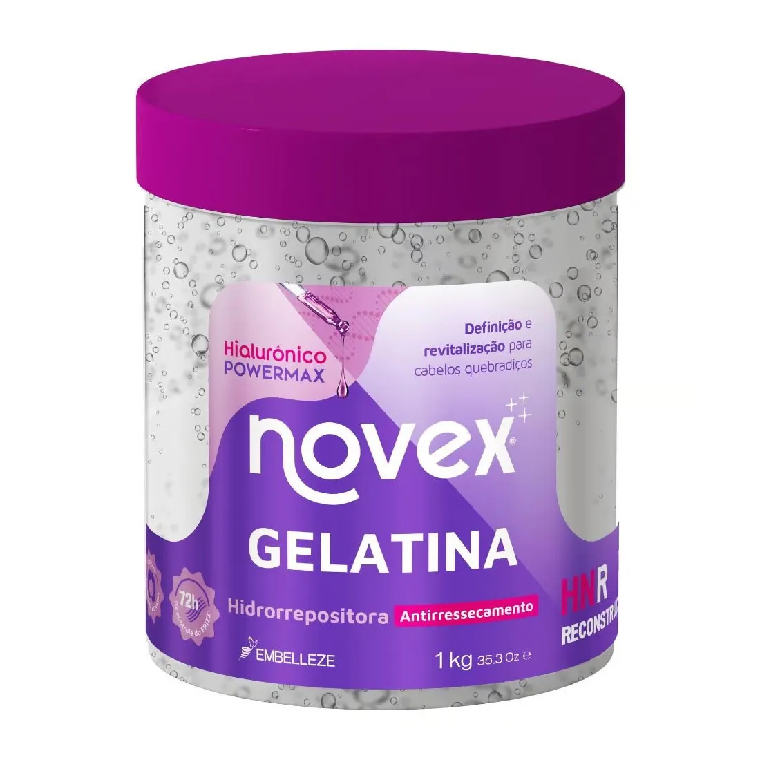 GELATINA CABELO NOVEX HIALURONICO 500G