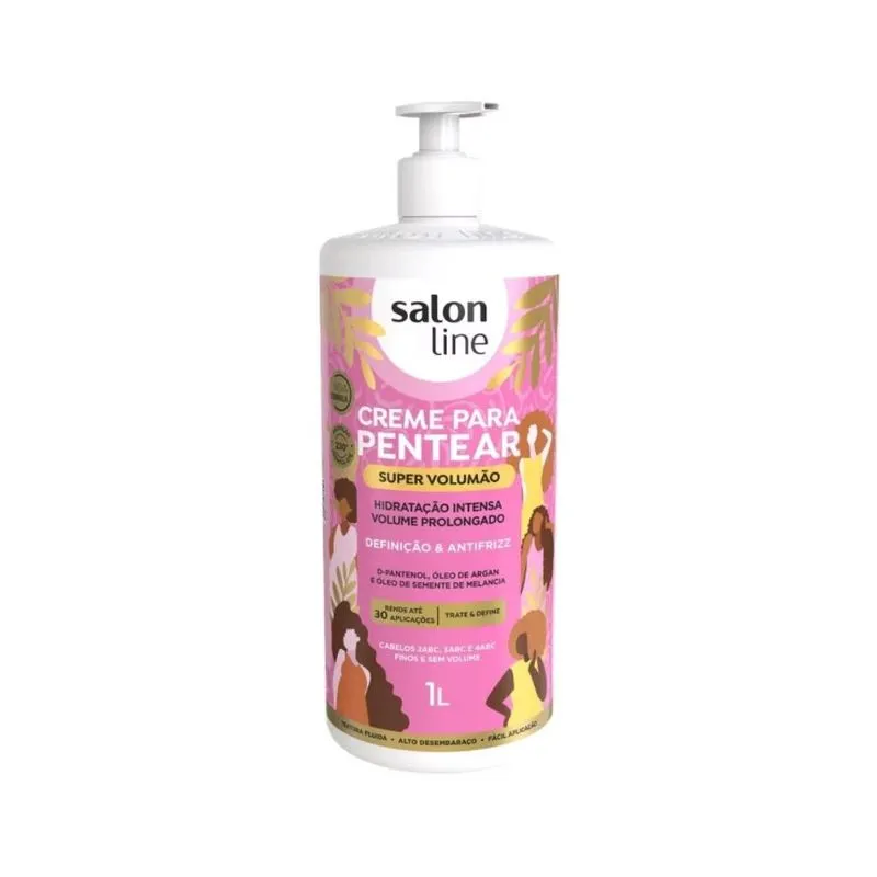 CREME PENTEAR SALONLINE SUPER VOLUMAO 1L