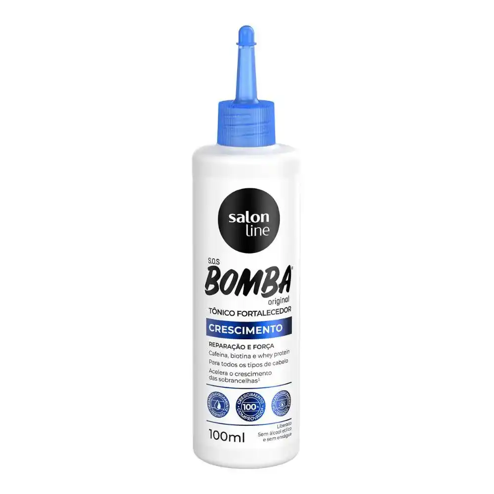 TONICO CABELO SALONLINE BOMBA ORIGINAL CRESCIMENTO 100ML