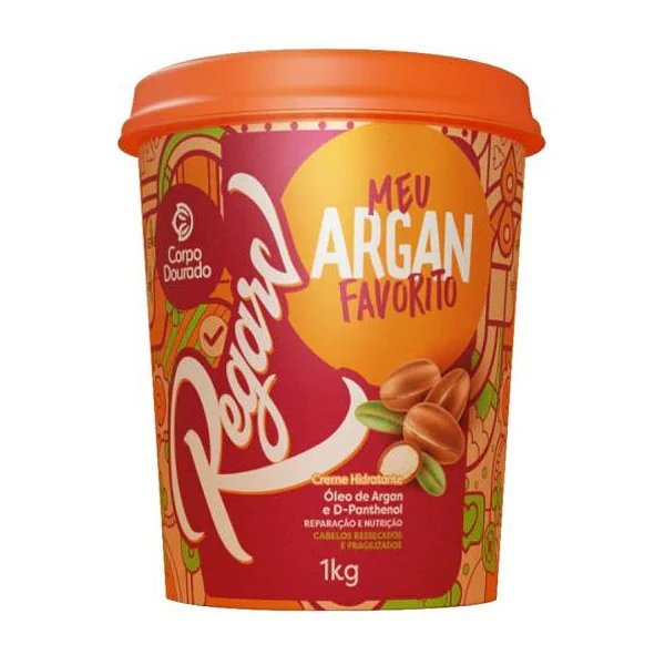 CREME CABELO CORPO DOURADO MEU ARGAN FAVORITO 1KG