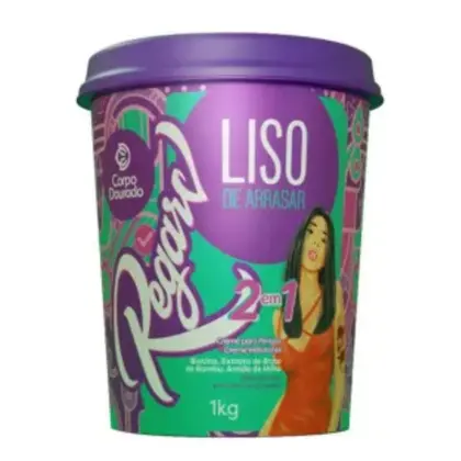 CREME CABELO 2EM1 CORPO DOURADO LISO DE ARRASAR 1KG