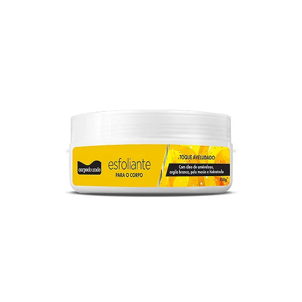 ESFOLIANTE ARGILA BRANCA CORPO DOURADO 150G
