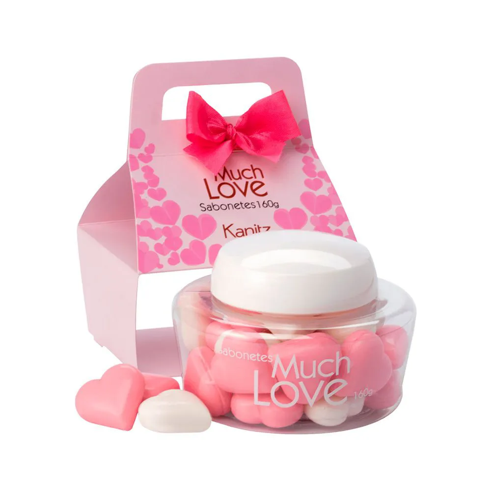 SABONETES KANITZ MUCH LOVE ROSA 160G