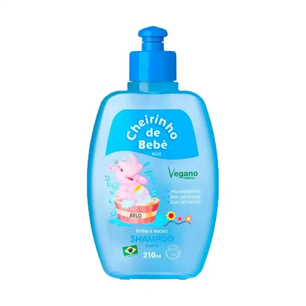 SHAMPOO INFANTIL CHEIRINHO DE BEBE BLUE210ML