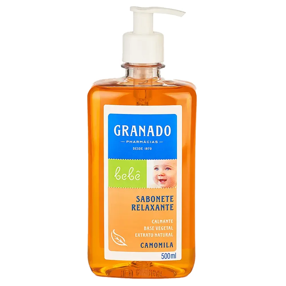 SABONETE LIQUIDO INFANTIL GRANADO CAMOMILA 500ML