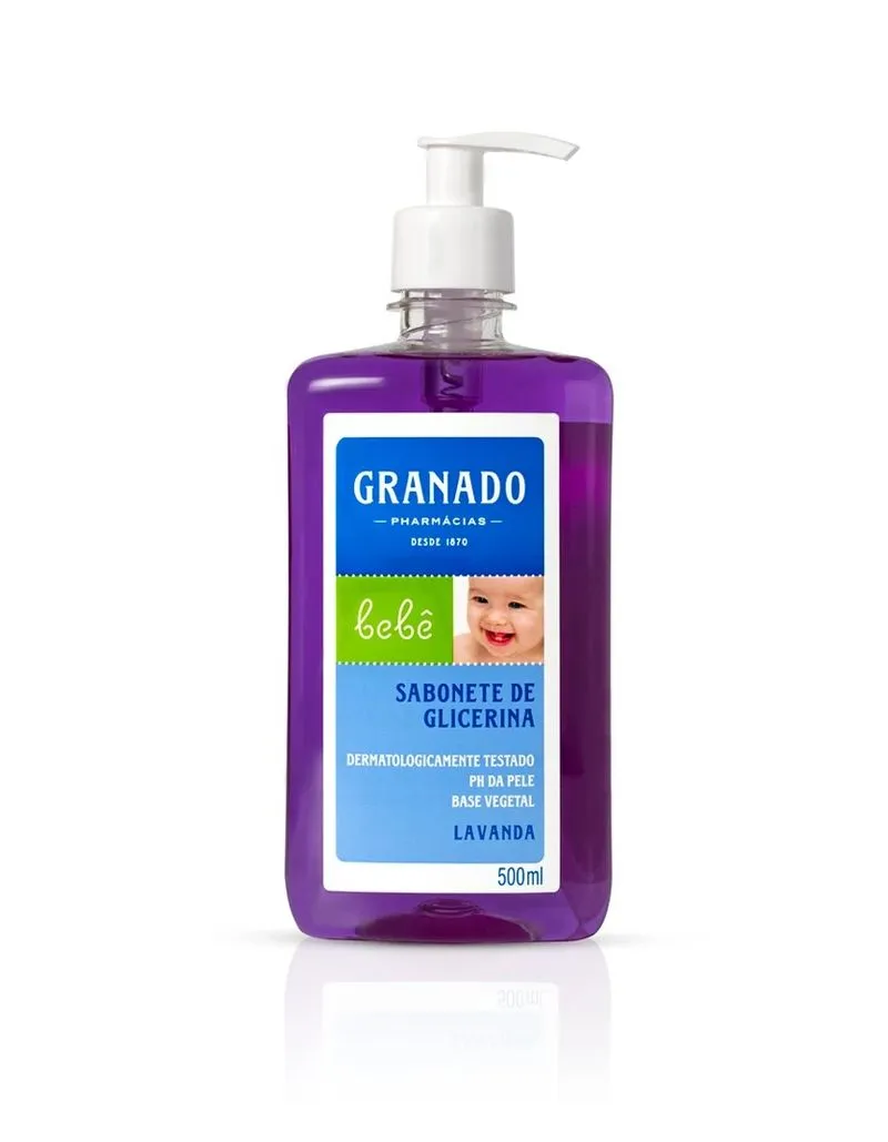 SABONETE LIQUIDO INFANTIL GRANADO LAVANDA 500ML
