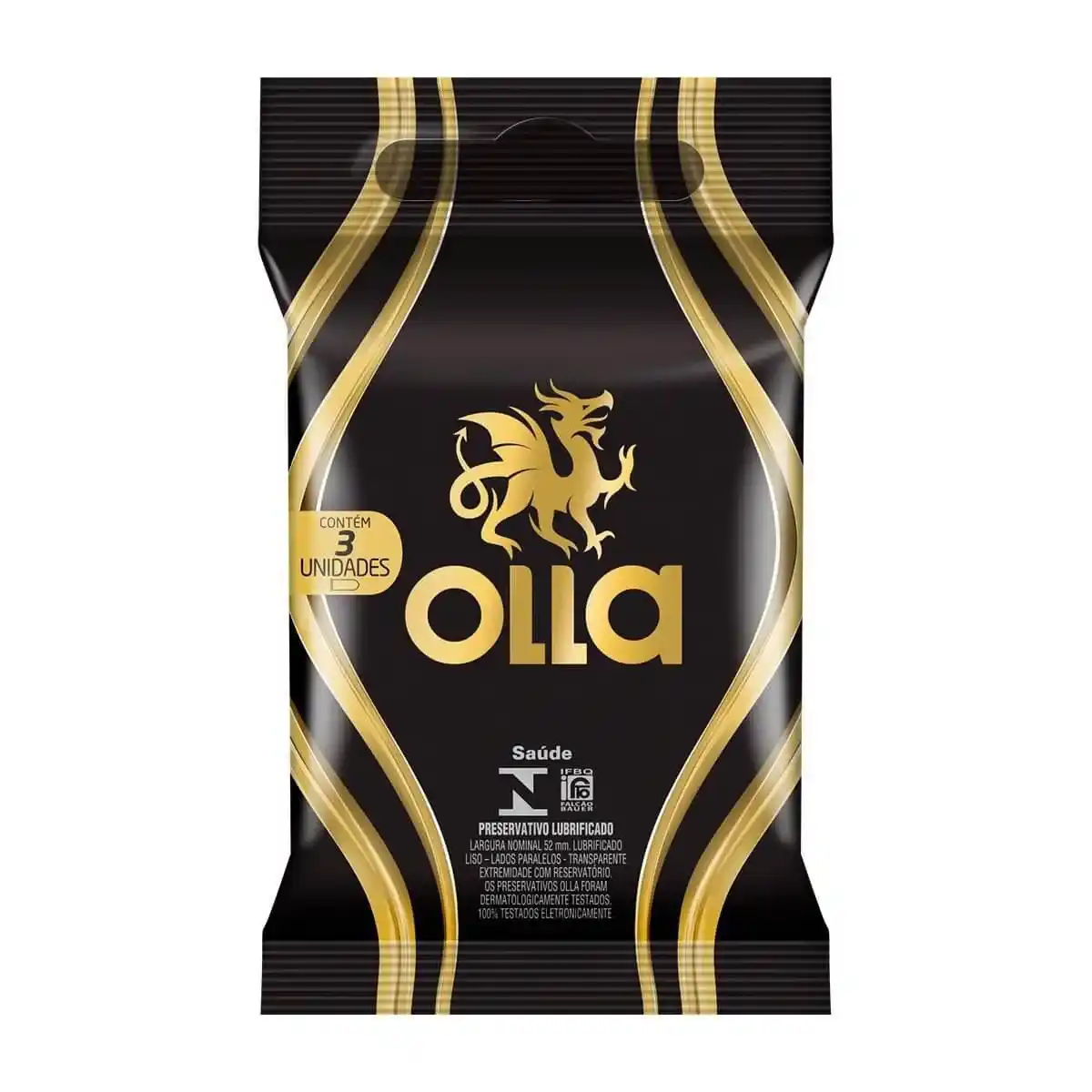 PRESERVATIVO MASCULINO OLLA COM 12 DE 3U