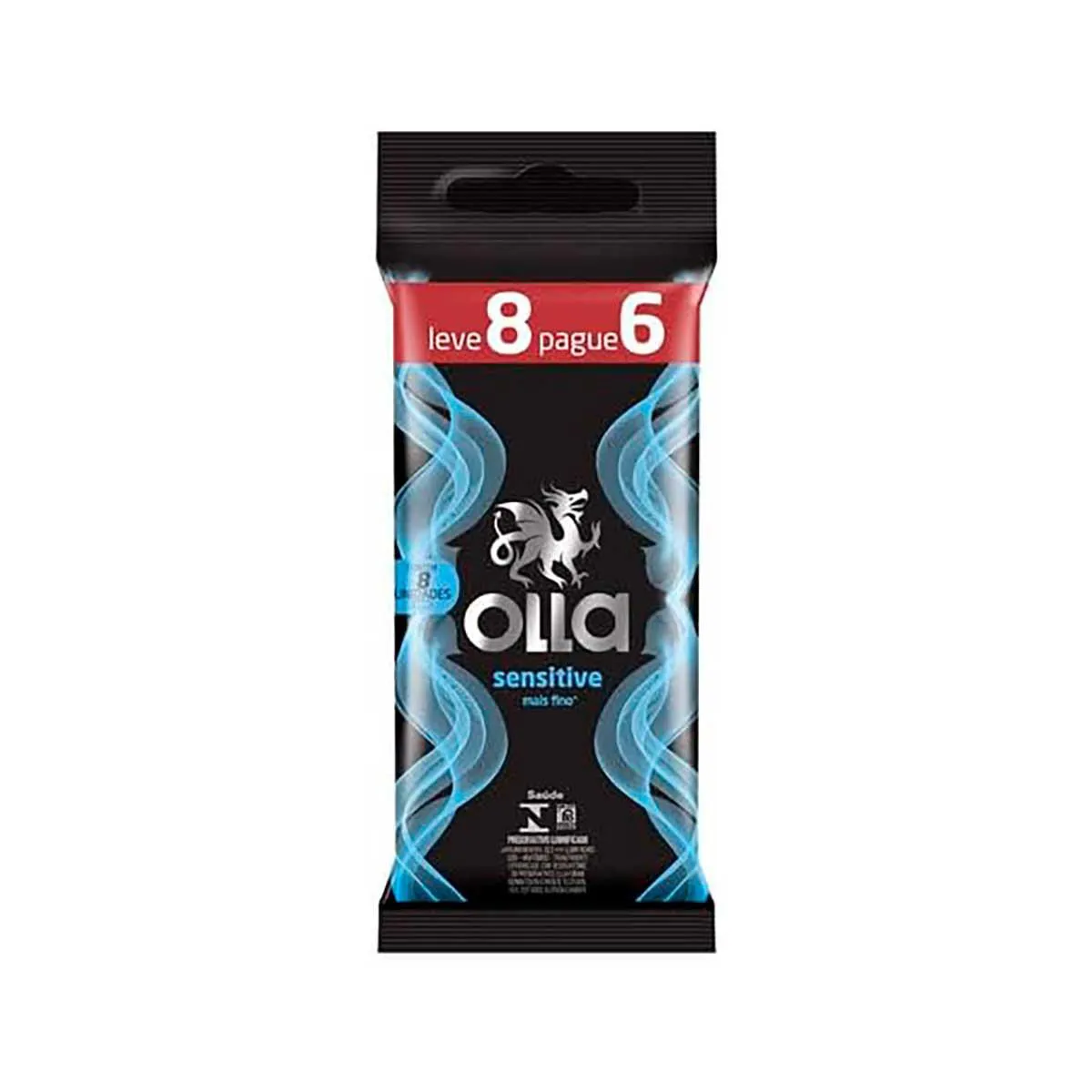 PRESERVATIVO MASCULINO OLLA SENSITIVE LV8PG6