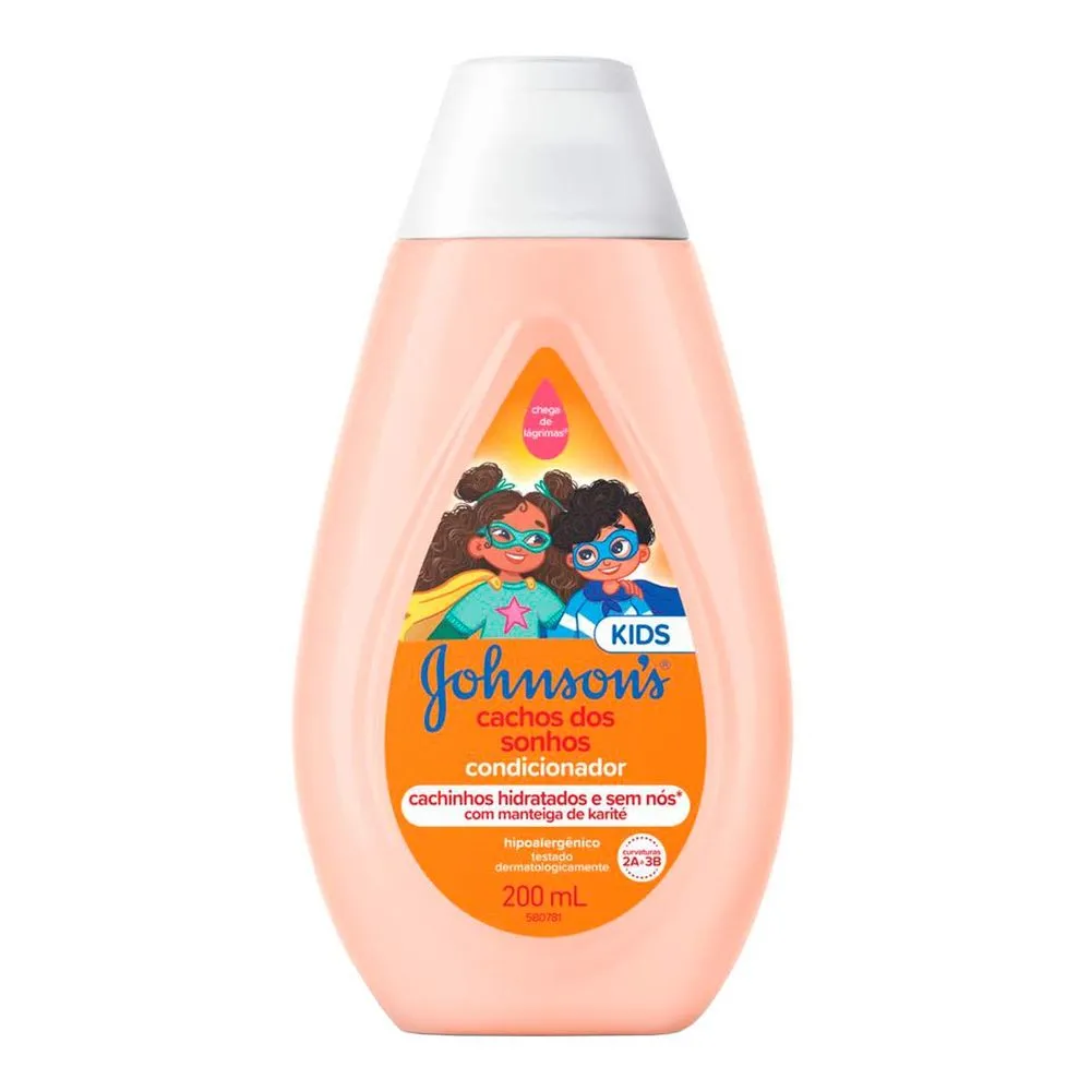 CONDICIONADOR INFANTIL JOHNSONS CACHOS DOS SONHOS 200ML