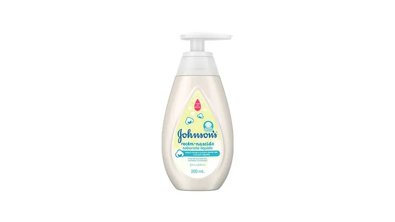 SABONETE LIQUIDO JOHNSON BABY RECEM NASCIDO 200ML