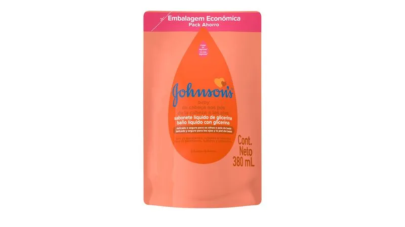 SABONETE LIQUIDO JOHNSON BABY GLICERINA 380ML