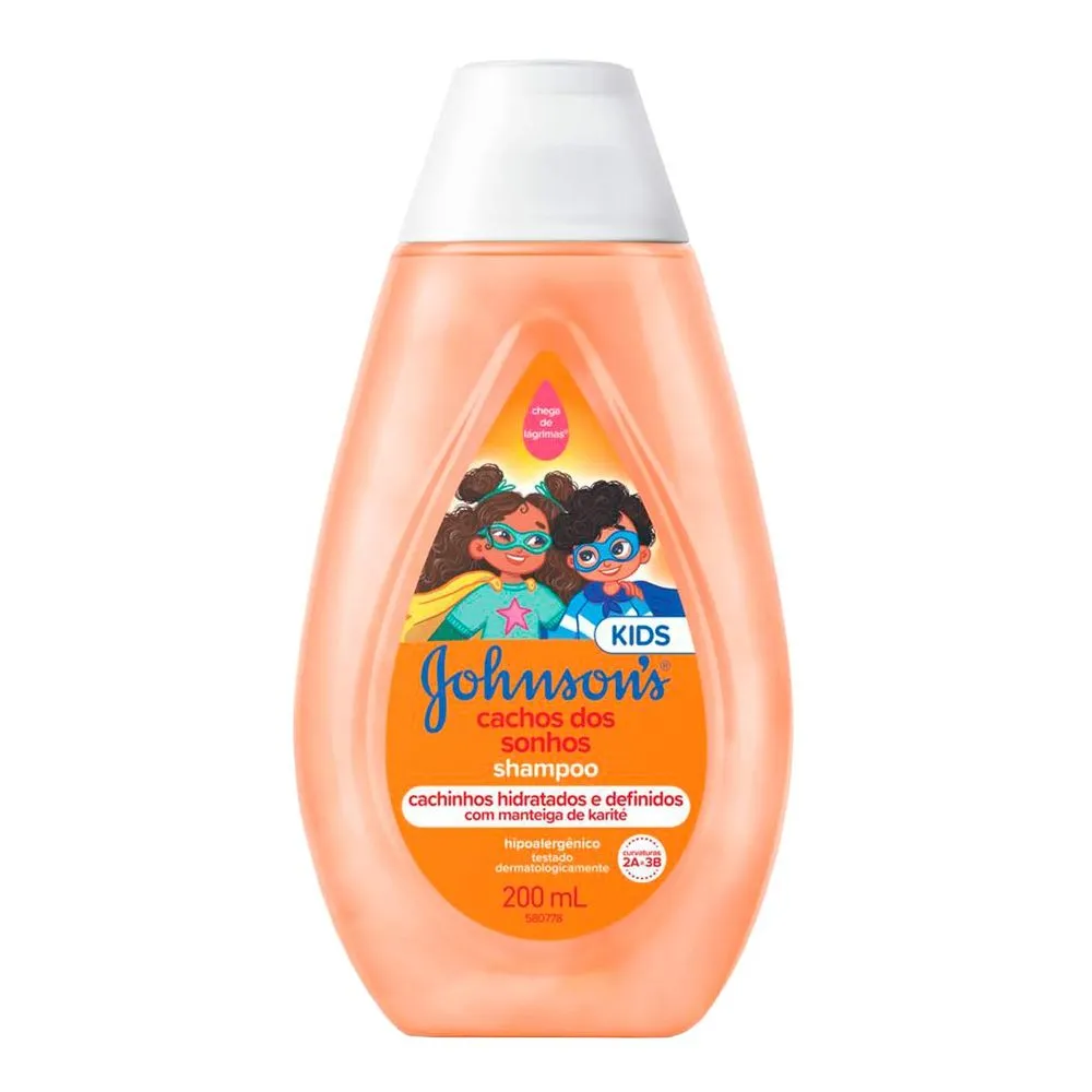 SHAMPOO INFANTIL JOHNSON CACHOS DOS SONHOS 200ML