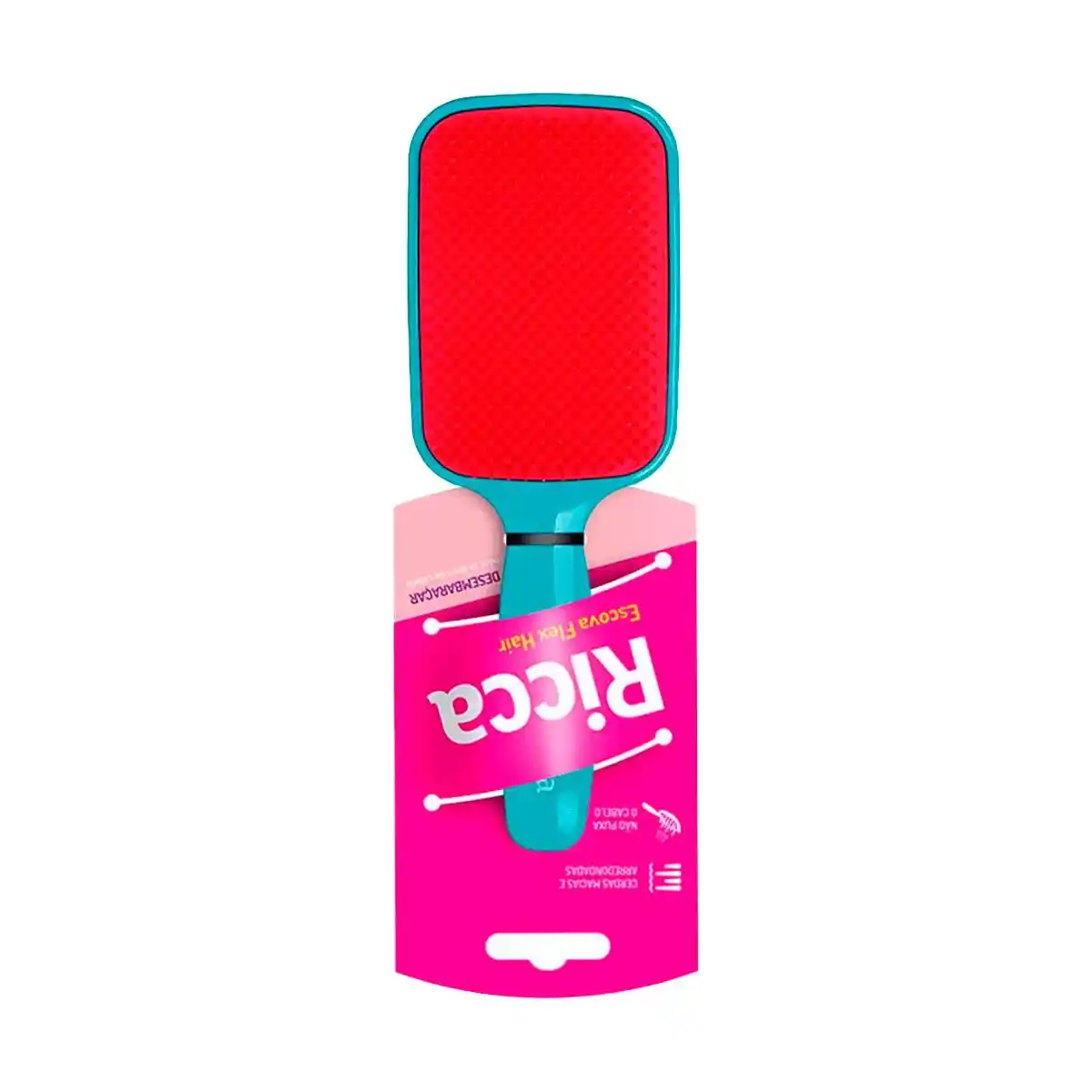 ESCOVA CABELO RICCA RAQUETE FLEX