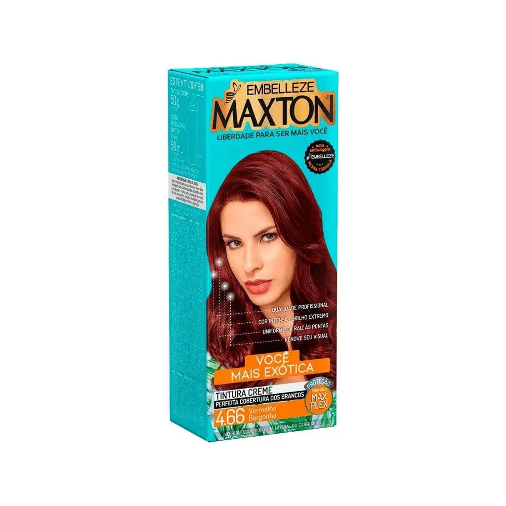 TINTURA MAXTON VERMELHO BORGONHA 4.66