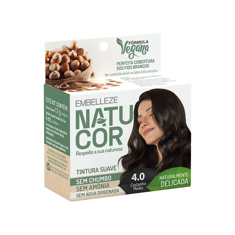 TINTURA NATUCOR CASTANHO MEDIO 4.0