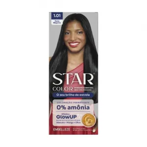 TINTURA STAR COLOR PRETO ELEGANTE SEM AMONIA 1.01