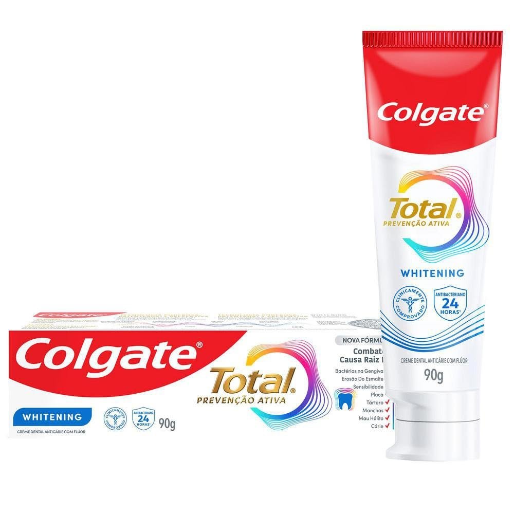 CREME DENTAL COLGATE TOTAL 12 WHETINING 90G DUZIA