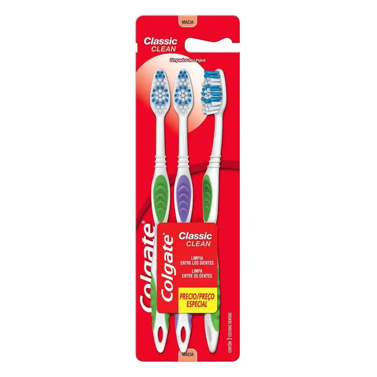 ESCOVA COLGATE CLASSIC CLEAN MACIA 3U