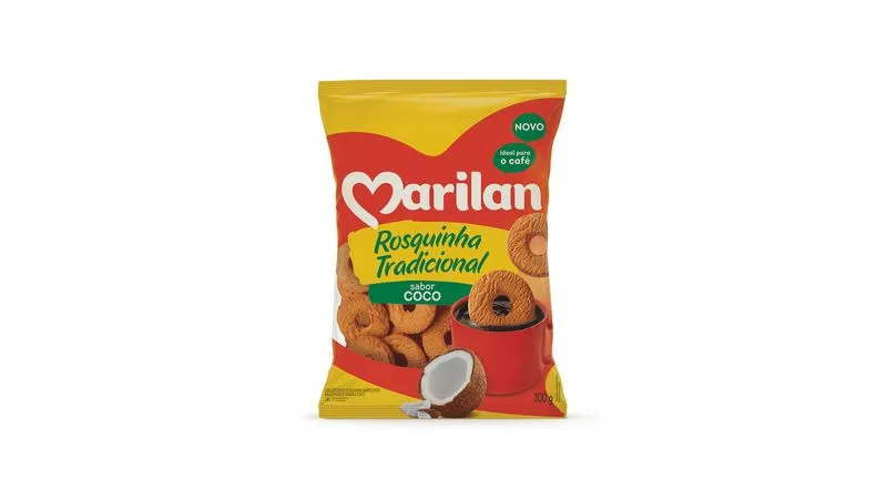 BISCOITO ROSQUINHA MARILAN COCO 300G