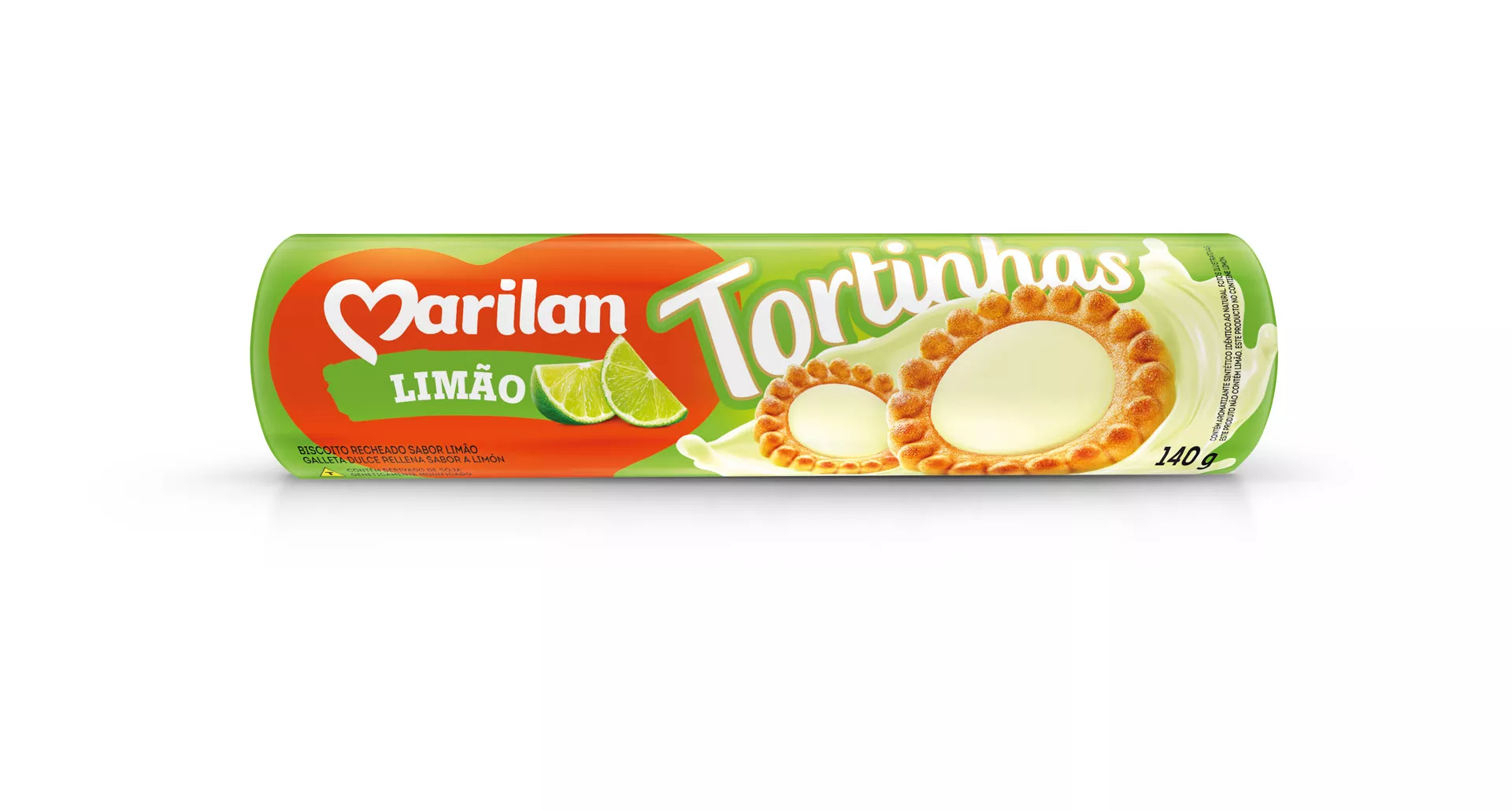 BISCOITO TORTINHA MARILAN LIMAO 140G
