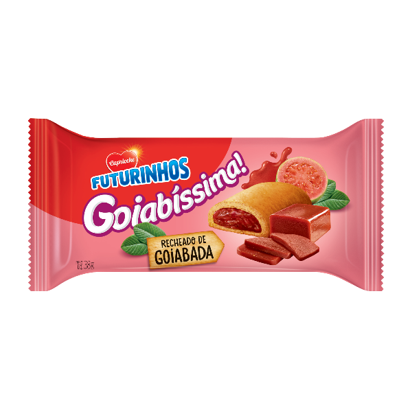 BISCOITO RECHEADO CAPRICCHE GOIABISSIMA 38G