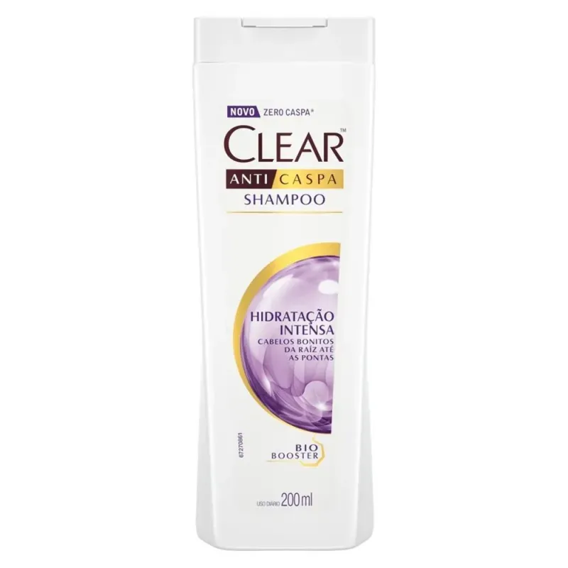 SHAMPOO CLEAR ANTICASPA HIDRATACAO INTENSA 200ML