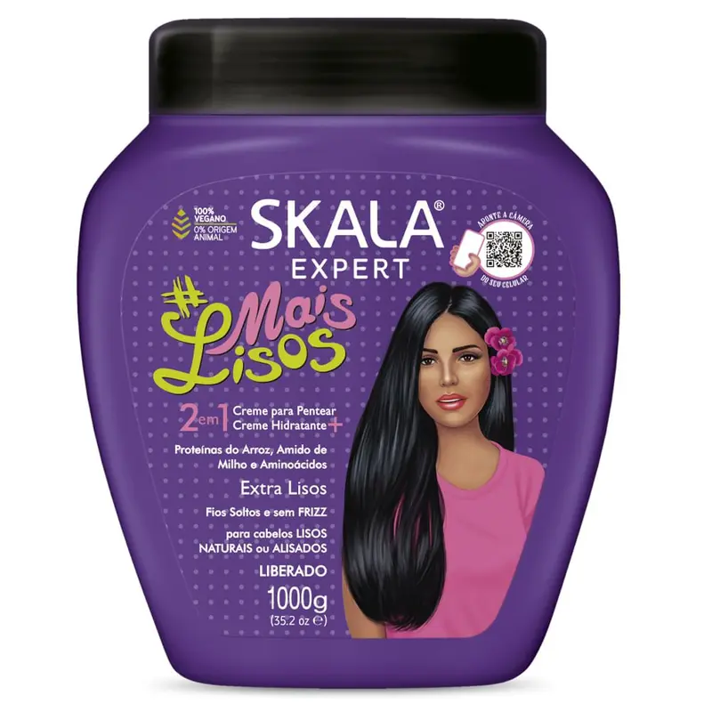 CREME TRATAMENTO CABELO SKALA MAIS LISO 1KG