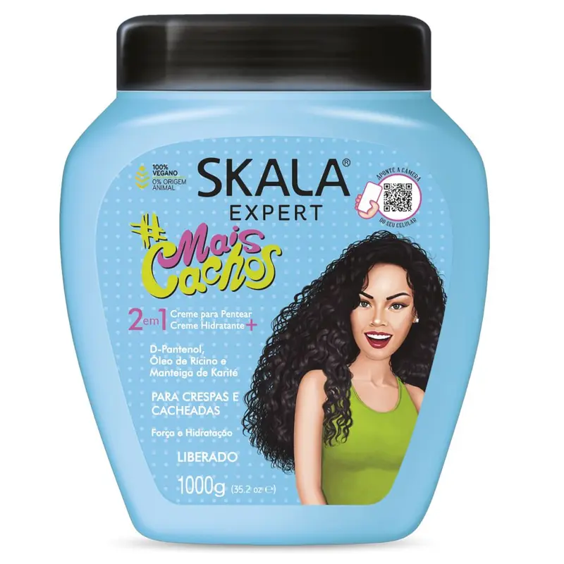 CREME TRATAMENTO CABELO SKALA MAIS CACHOS 1KG