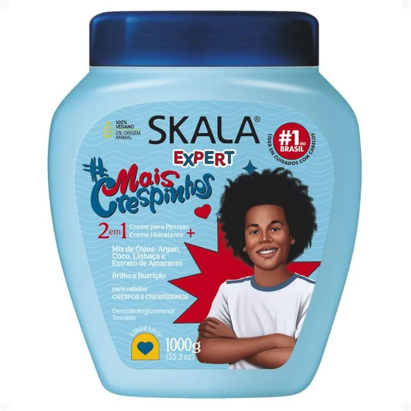 CREME TRATAMENTO CABELO SKALA MAIS CRESPINHOS 1KG