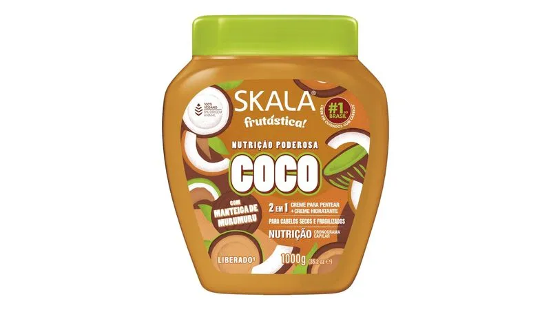 CREME TRATAMENTO CABELO SKALA OLEO DE COCO 1KG