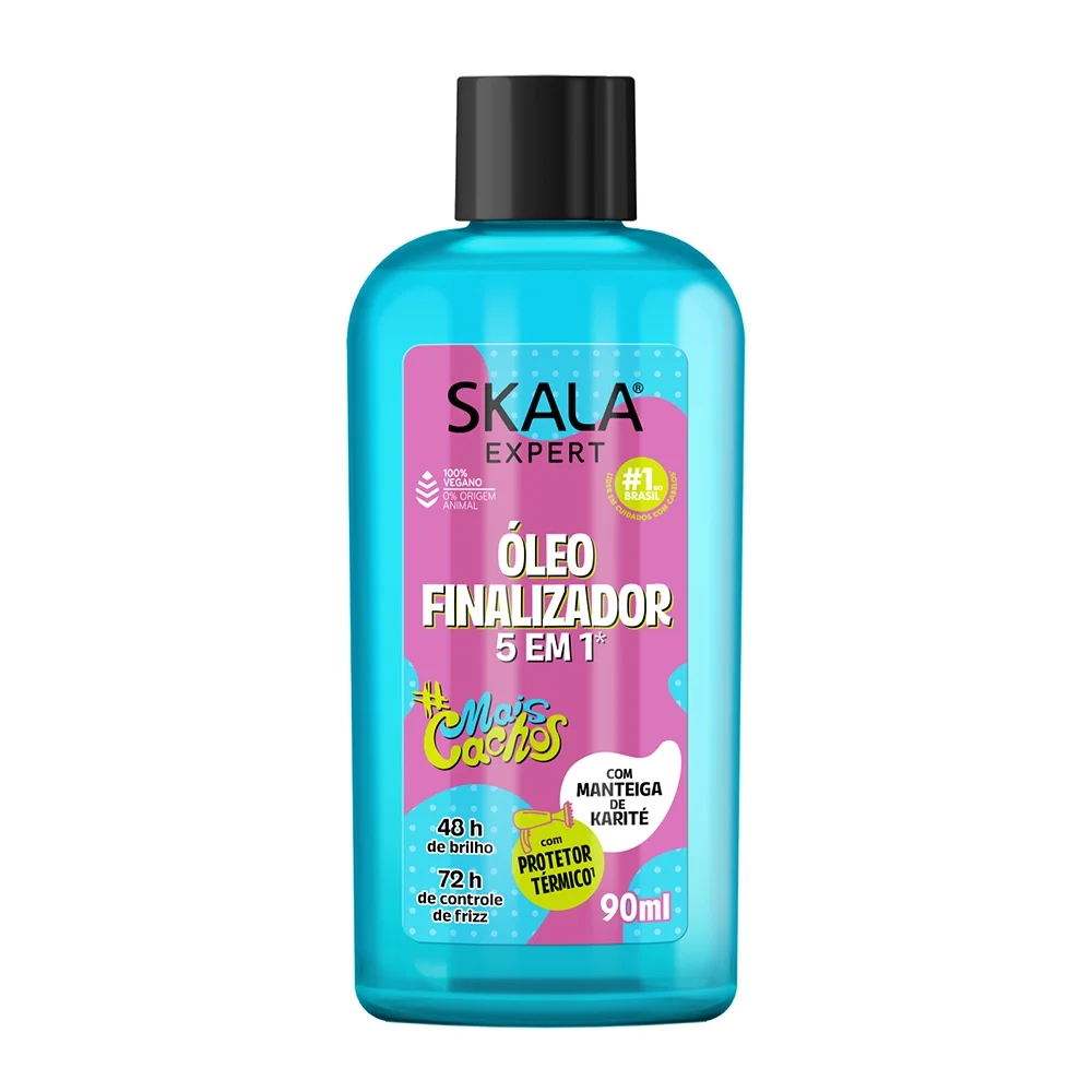 OLEO CABELO FINALIZADOR SKALA 5EM1 MAIS CACHOS 90ML