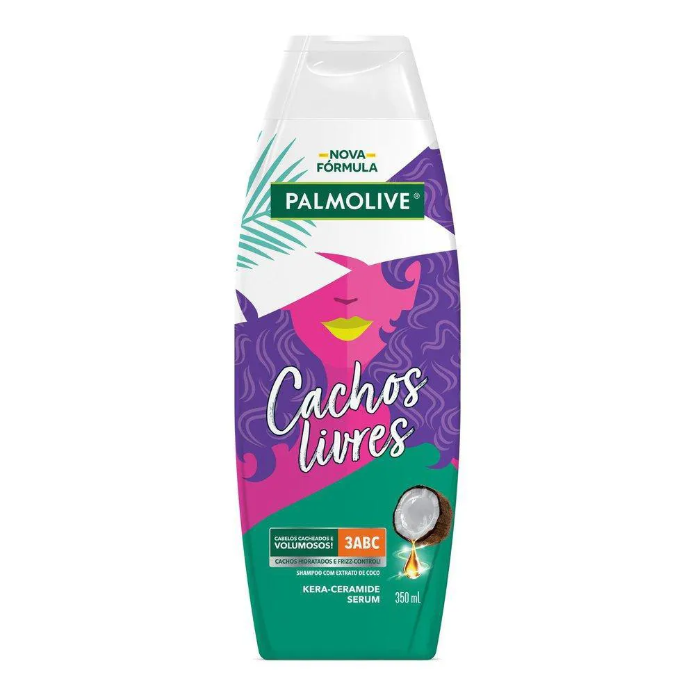 SHAMPOO PALMOLIVE COCO CACHOS LIVRES 350ML