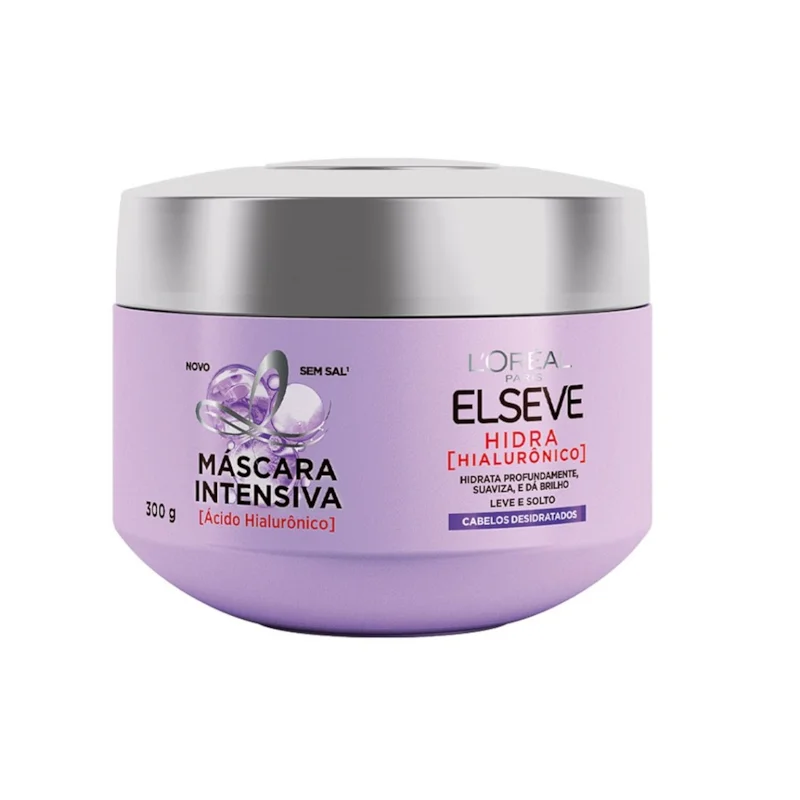 CREME TRATAMENTO CABELO ELSEVE HIDRA HIALURONICO 300G