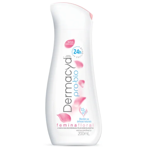 SABONETE LIQUIDO INTIMO DERMACYD FLORAL 200ML
