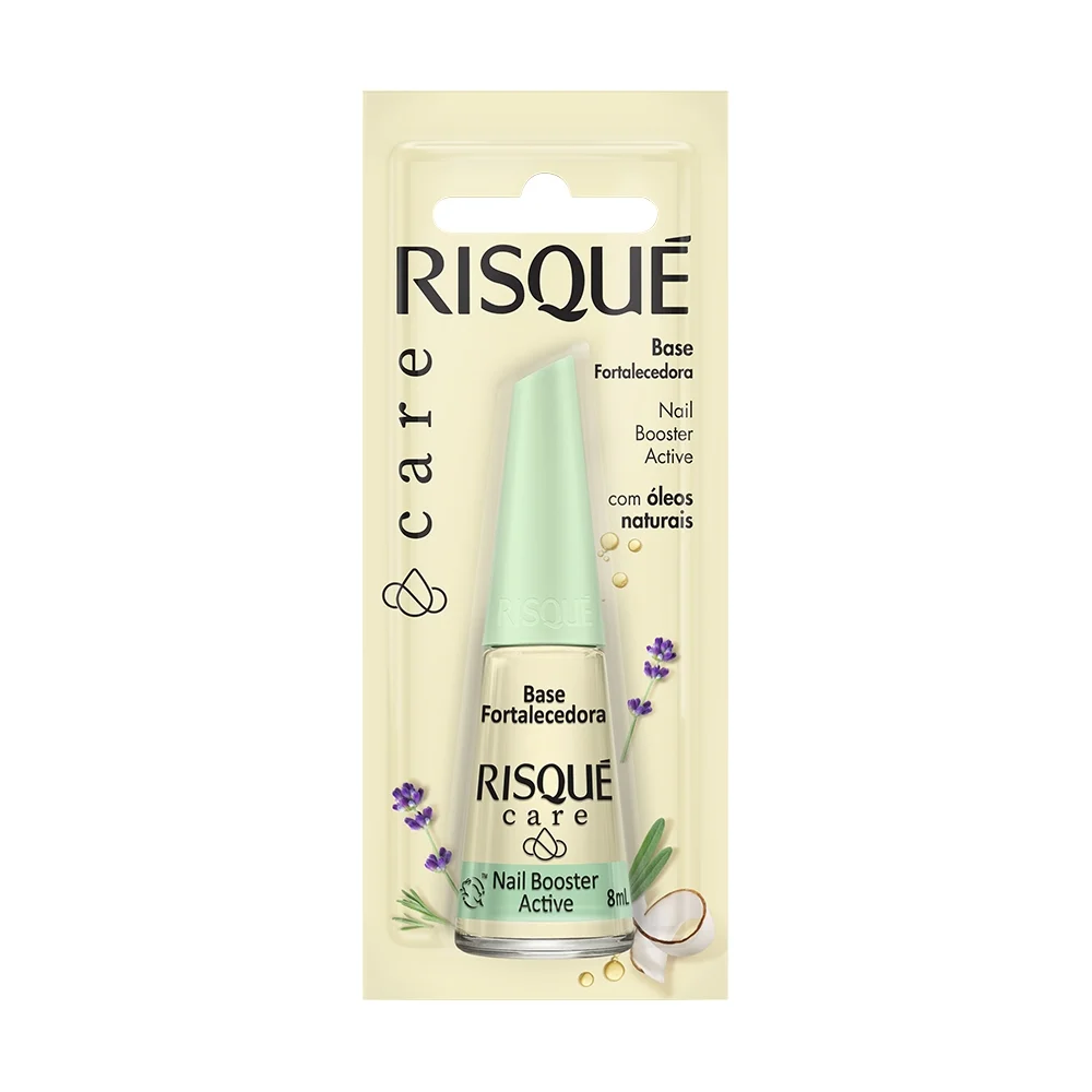 ESMALTE RISQUE BASE FORTALECEDORA COM BLISTER DISPLAY 6U